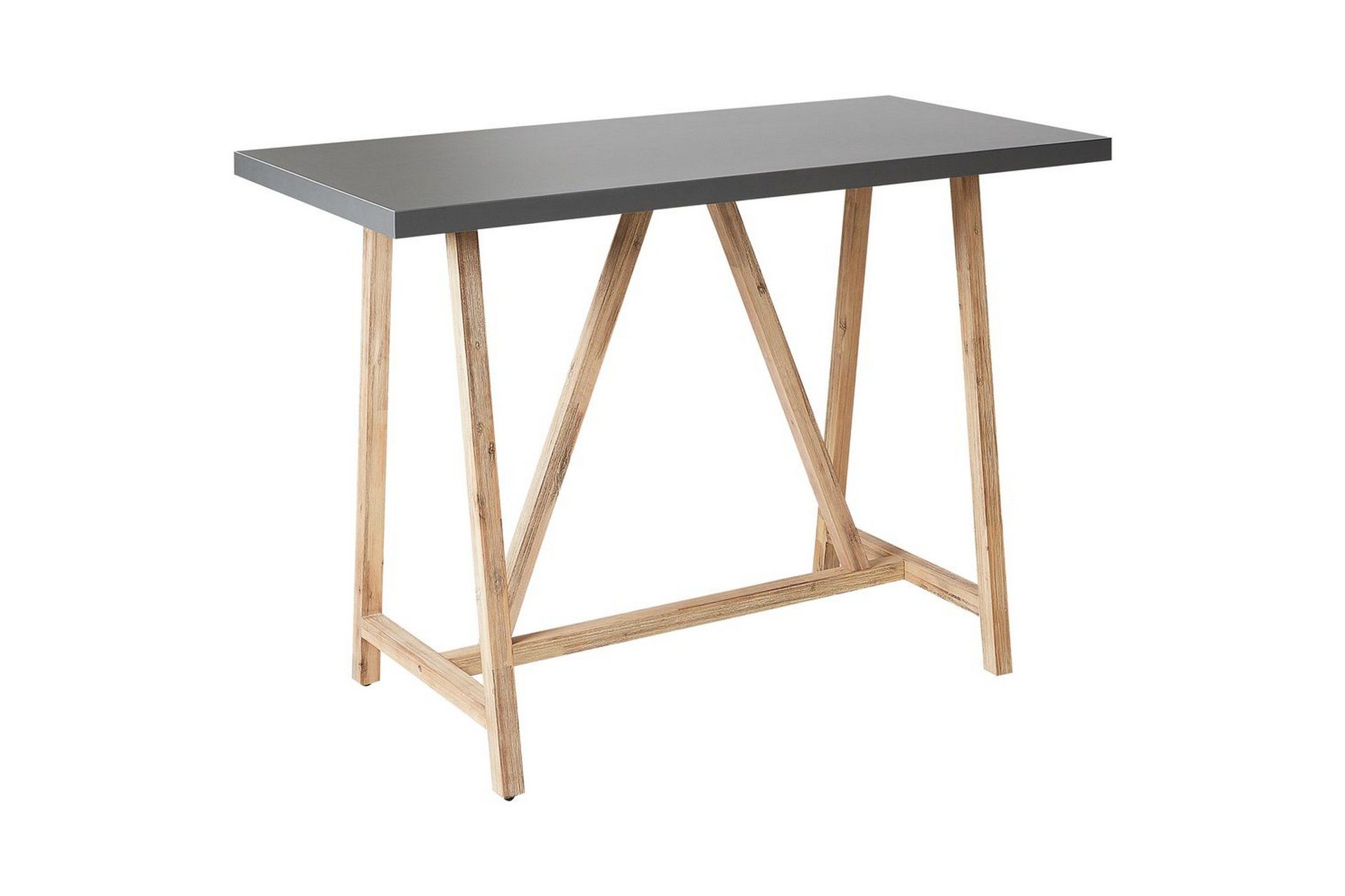 Trädgårdsbord Beliani Talamone Light wood\|\|Grey -