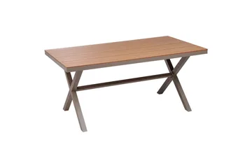 Trädgårdsbord Beliani Tiano Light wood||Grey - Hagemøbler - Hagebord - Spisebord ute