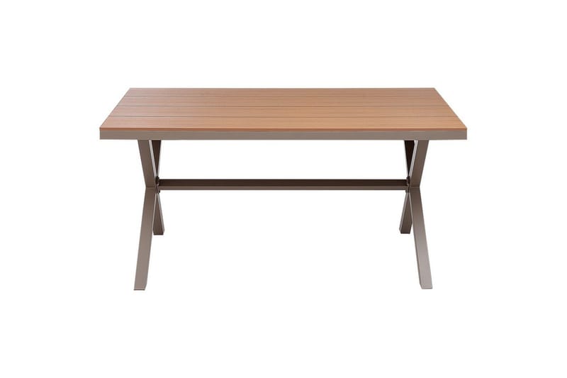 Trädgårdsbord Beliani Tiano Light wood||Grey - Hagemøbler - Hagebord - Spisebord ute