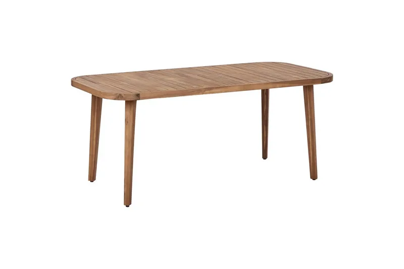 Trädgårdsbord Beliani Paraggi Light wood