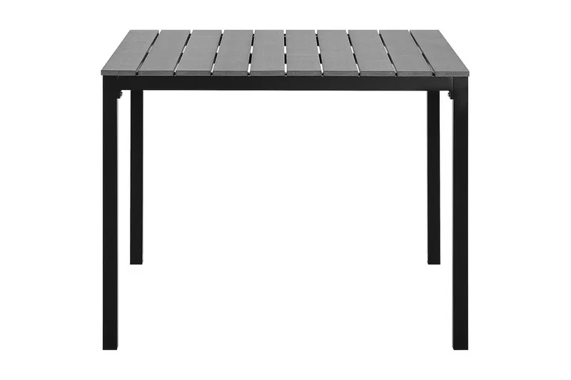 Trädgårdsbord Beliani Prato Grey||Black - Hagemøbler - Hagebord - Spisebord ute