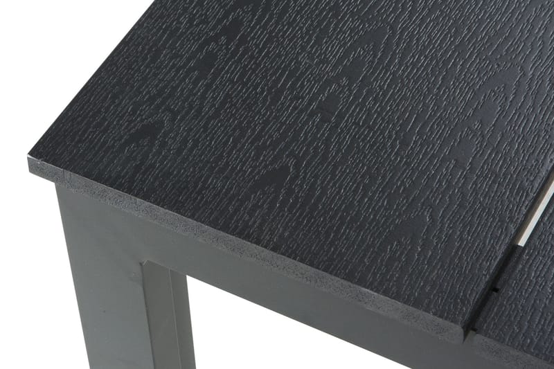 Tunis Spisebord Utendørs 140x90 cm Rektangulært - Svart - Hagemøbler - Hagebord - Spisebord ute