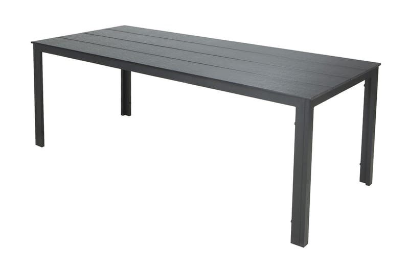 Tunis Spisebord Utendørs 140x90 cm Rektangulært - Svart - Hagemøbler - Hagebord - Spisebord ute