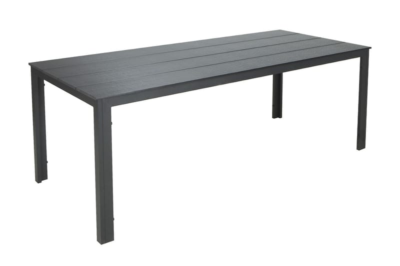 Tunis Spisebord Utendørs 140x90 cm Rektangulært - Svart - Hagemøbler - Hagebord - Spisebord ute