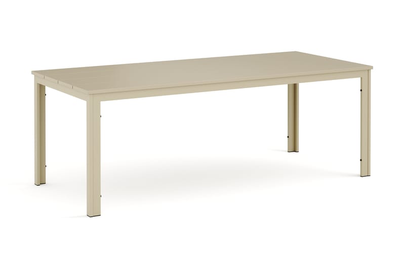 Tunis Spisebord Utendørs 205x90 cm Rektangulært, Beige