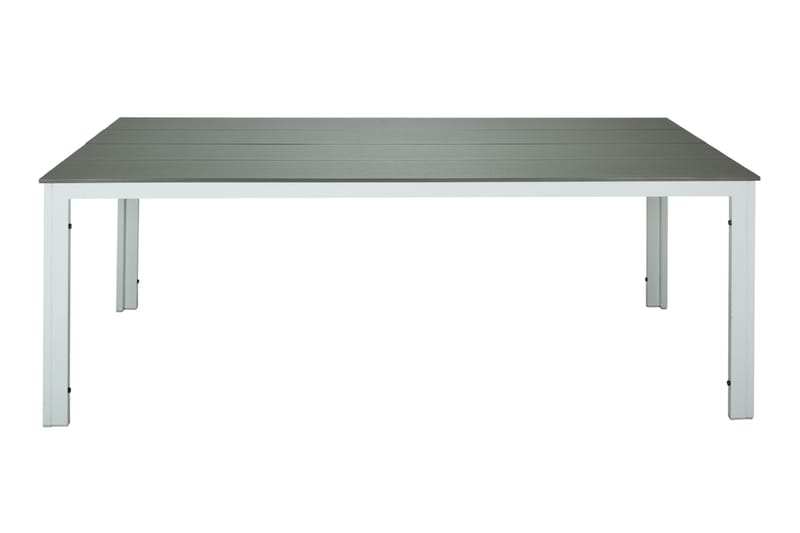 Tunis Spisebord Utendørs 205x90 cm Rektangulært, Hvit/Grå