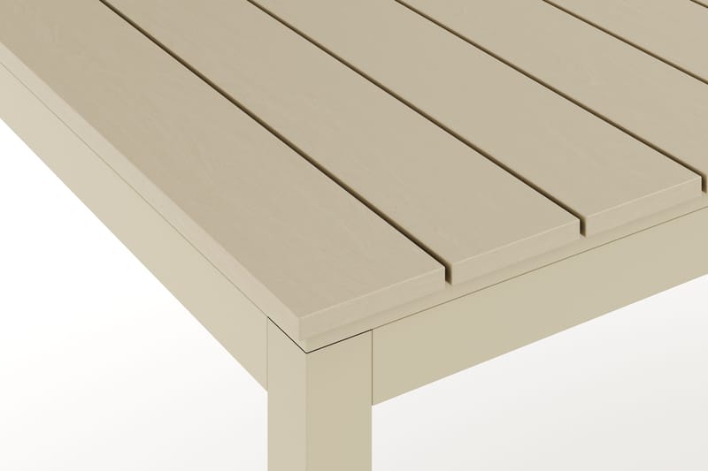 Tunis Uttrekkbart Spisebord Utendørs 205/305x90 cm Rektangulært - Beige - Hagemøbler - Hagebord - Spisebord ute
