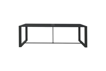 Utendørs spisebord antrasitt 120x60x66 cm aluminium - Antrasittgrå - Hagemøbler - Hagebord - Spisebord ute