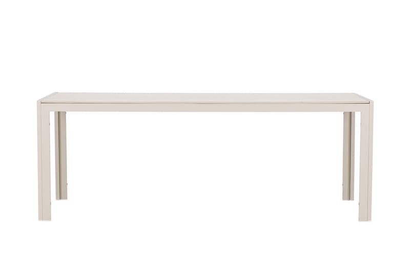 Utendørs spisebord Venture Home Break spisebord 74 x 205 x 90 – beige / beige Beige - Hagemøbler - Hagebord - Spisebord ute