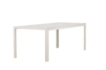 Utendørs spisebord Venture Home Break spisebord 74 x 205 x 90 – beige / beige Beige - Hagemøbler - Hagebord - Spisebord ute