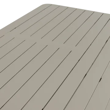 Uttrekkbart spisebord Ovara 150 cm utendørs - Sand - Hagemøbler - Hagebord - Spisebord ute