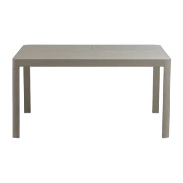 Uttrekkbart spisebord Ovara 150 cm utendørs - Sand - Hagemøbler - Hagebord - Spisebord ute