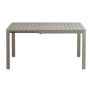 Uttrekkbart spisebord Ovara 150 cm utendørs - Sand - Hagemøbler - Hagebord - Spisebord ute