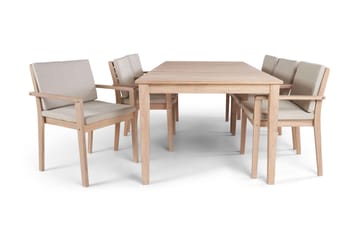 Wagnera Spisebord 206 cm - Beige - Hagemøbler - Hagebord - Spisebord ute