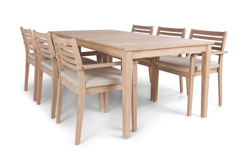Wagnera Spisebord 206 cm - Beige - Hagemøbler - Hagebord - Spisebord ute