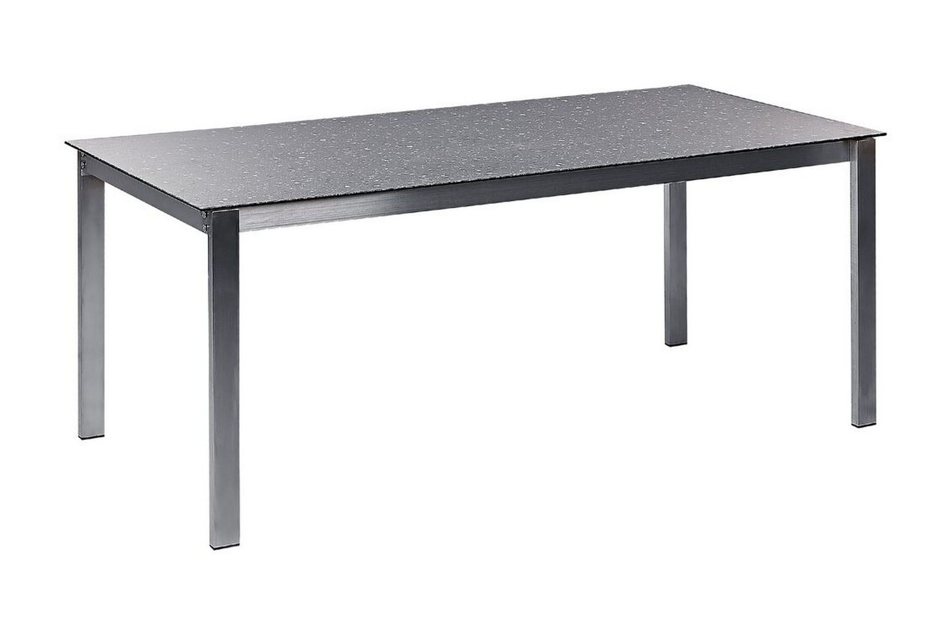 Zervo Spisebord 180x90 cm - Svart/Sølv