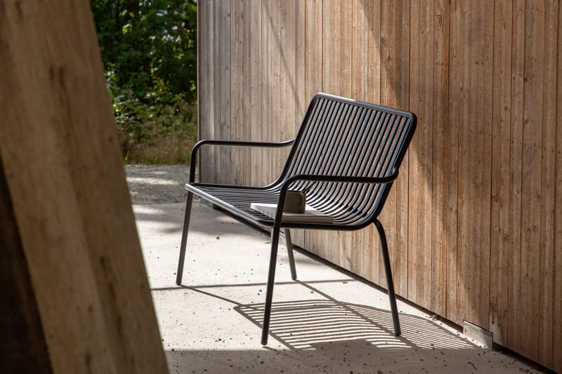 Peking Utebenk - Svart - Hagemøbler - Utesofa - Benker