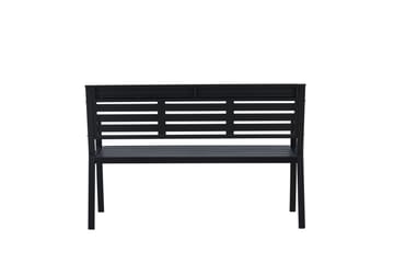 Elvas Utebenk - Svart - Hagemøbler - Utesofa - Benker