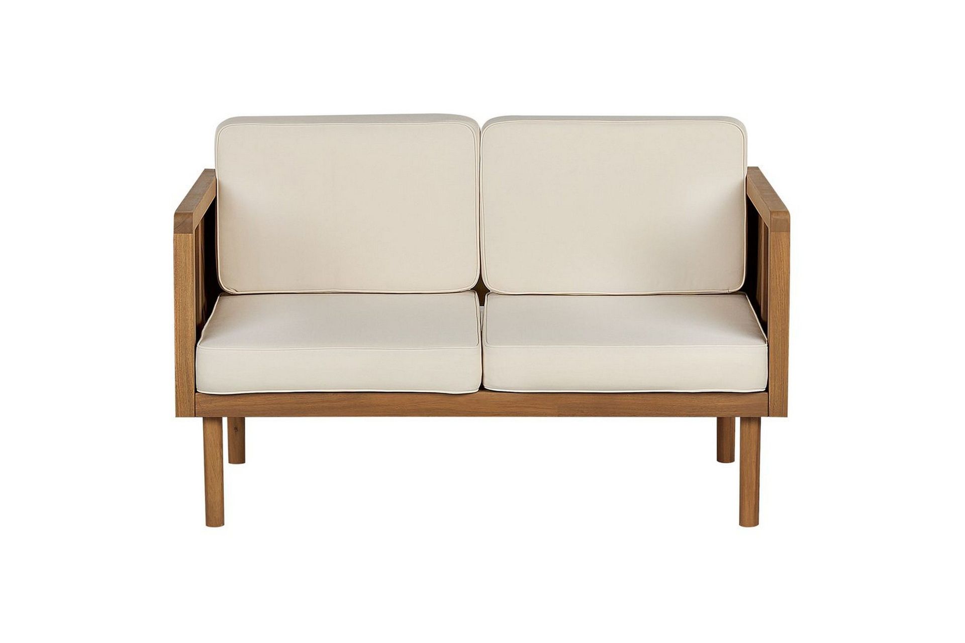 2-sitssoffa Beliani Baratti Light wood\|\|Beige -