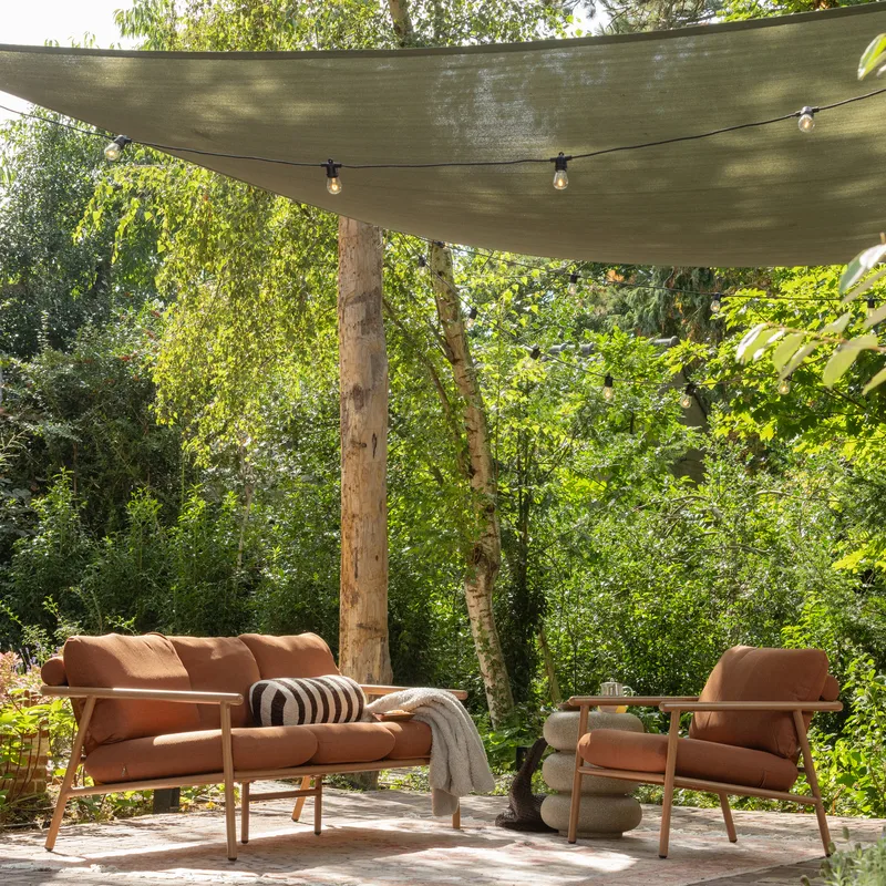 3-seters sofa Cavero utendørs - Terra - Hagemøbler - Utesofa