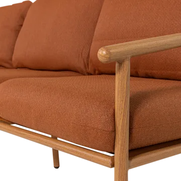 3-seters sofa Cavero utendørs - Terra - Hagemøbler - Utesofa
