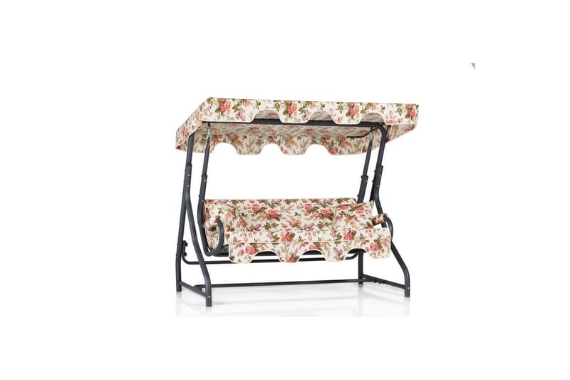 Bellan Utendørs Hengende Sofa 3 Seter - Multifarget - Hagemøbler - Utesofa - Hengesofa