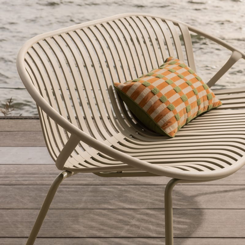 Benk Bruce 134 cm utendørs - Sand - Hagemøbler - Utesofa - Benker