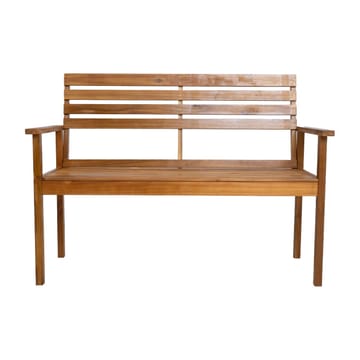 Benk HOME4YOU Fortuna 123x61,5x90 cm Akasie - brun - Hagemøbler - Utesofa - Benker