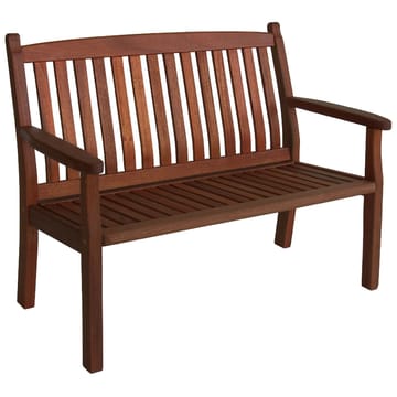 Benk HOME4YOU Windsor Meranti - brun - Hagemøbler - Utesofa - Benker