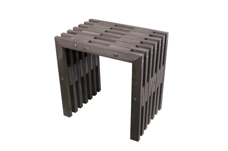 Benke EcoFurn 45 cm Furu Grå Oljet - Furu Grå Oljet - Hagemøbler - Utesofa - Benker