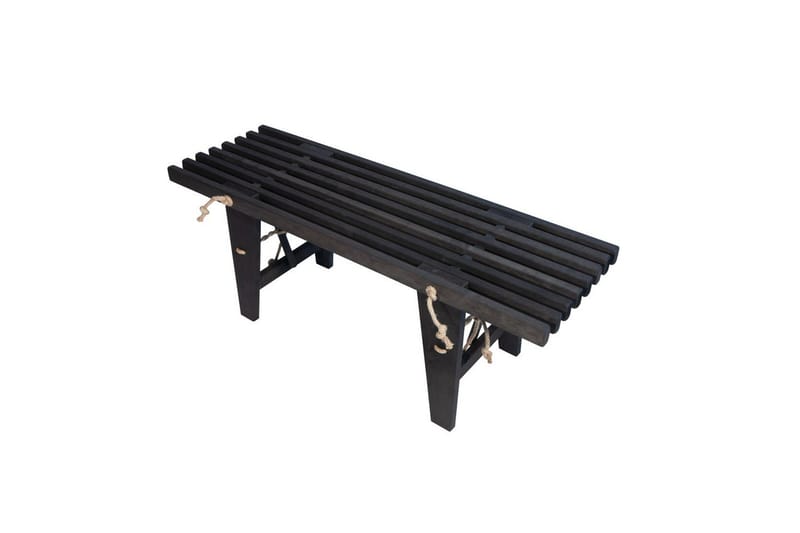 Benke EcoFurn Ecobenk 120 cm Al Svart Oljet, Al Svart Oljet