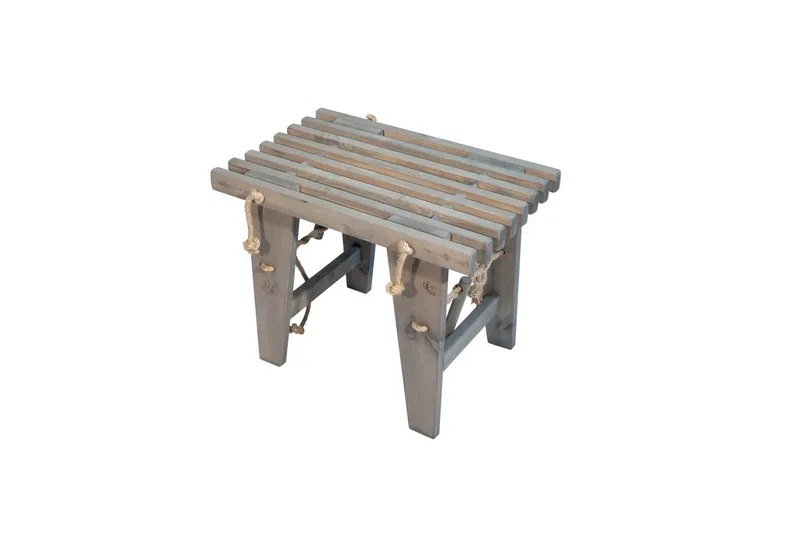 Benke EcoFurn Ecobenk 60 cm Furu Grå Oljet - Furu Grå Oljet - Hagemøbler - Utesofa - Benker