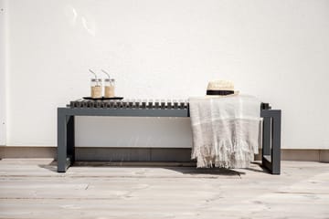 Athena benk utendørs 140 cm svart - Svart - Hagemøbler - Utesofa - Benker