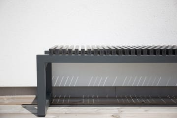Athena benk utendørs 140 cm svart - Svart - Hagemøbler - Utesofa - Benker