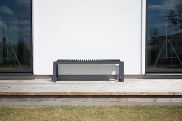Athena benk utendørs 140 cm svart - Svart - Hagemøbler - Utesofa - Benker