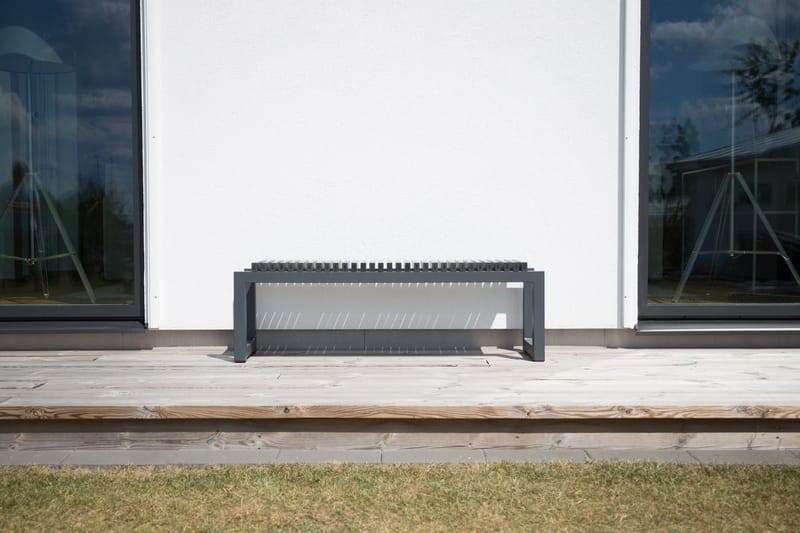 Athena benk utendørs 140 cm svart - Svart - Hagemøbler - Utesofa - Benker