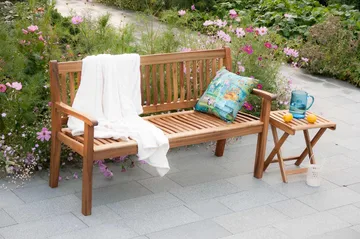 Benk FINLAY 150x61xH91cm Akasie - Hagemøbler - Utesofa - Benker