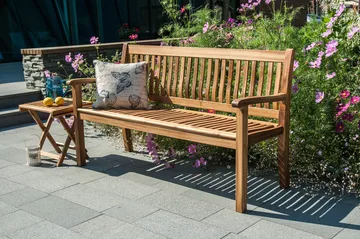 Benk FINLAY 150x61xH91cm Akasie - Hagemøbler - Utesofa - Benker