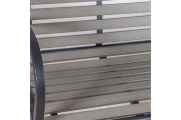 Benk VIOLA 120x59xH80cm grå - Hagemøbler - Utesofa - Benker