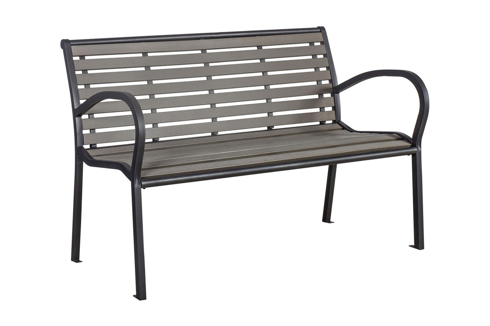Benk VIOLA 120x59xH80cm grå - Hagemøbler - Utesofa - Benker