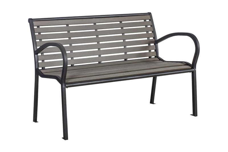 Benk VIOLA 120x59xH80cm grå - Hagemøbler - Utesofa - Benker