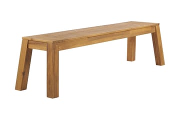 Coteto 3-seters Sittebenk 160 cm - Akasie - Hagemøbler - Utesofa - Benker
