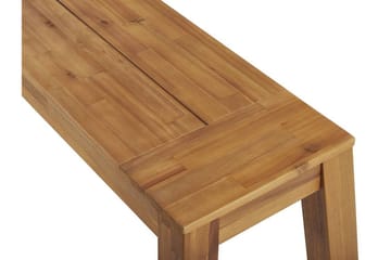Coteto 3-seters Sittebenk 160 cm - Akasie - Hagemøbler - Utesofa - Benker