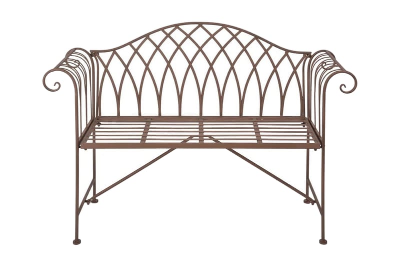 Esschert Design Hagebenk i gammel engelsk stil metall - Hagemøbler - Utesofa - Benker
