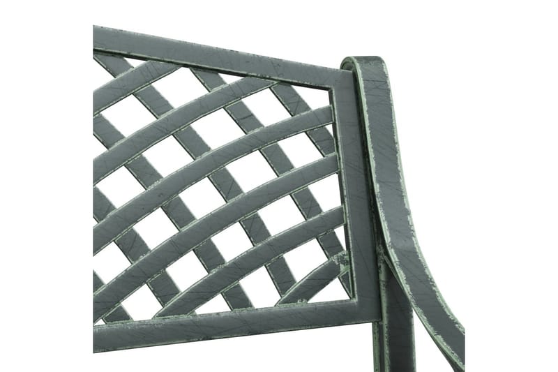 Hagebenk 102 cm støpt aluminium grønn - grønn - Hagemøbler - Utesofa - Benker
