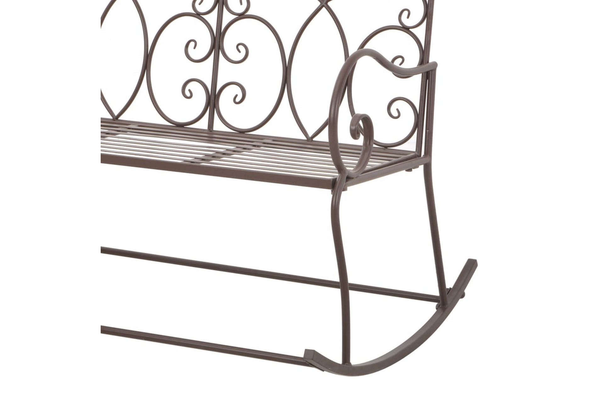 Hagebenk 104 cm jern antikk brun - Hagemøbler - Utesofa - Benker