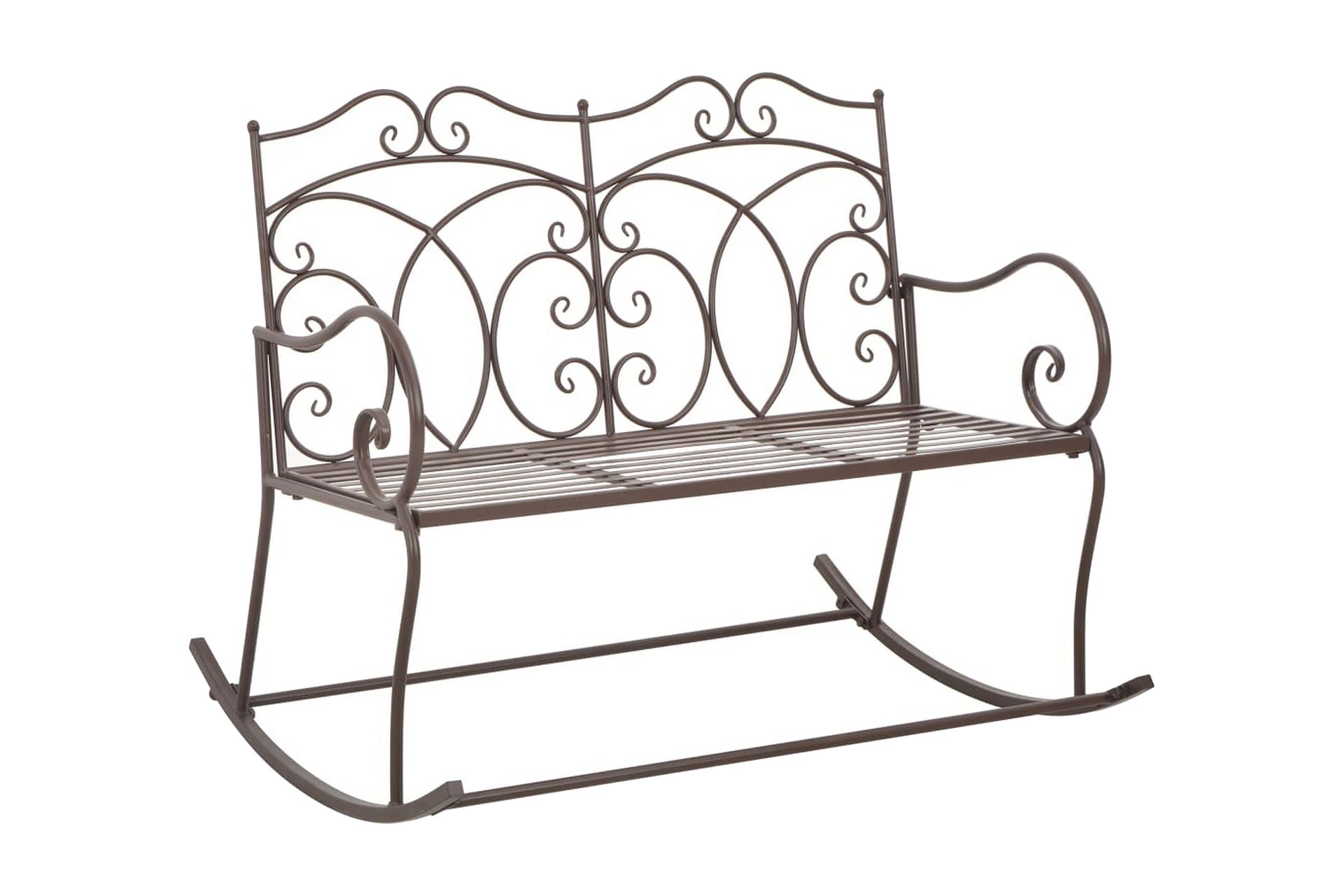 Hagebenk 104 cm jern antikk brun - Hagemøbler - Utesofa - Benker