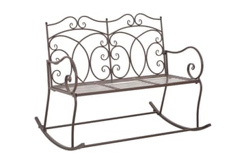 Hagebenk 104 cm jern antikk brun - Hagemøbler - Utesofa - Benker