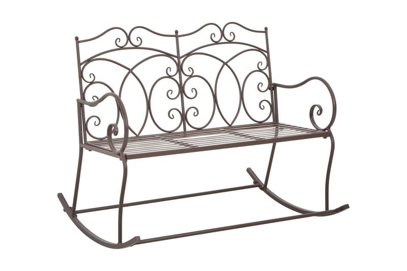 Hagebenk 104 cm jern antikk brun - Hagemøbler - Utesofa - Benker