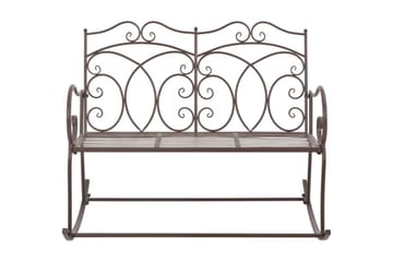 Hagebenk 104 cm jern antikk brun - Hagemøbler - Utesofa - Benker